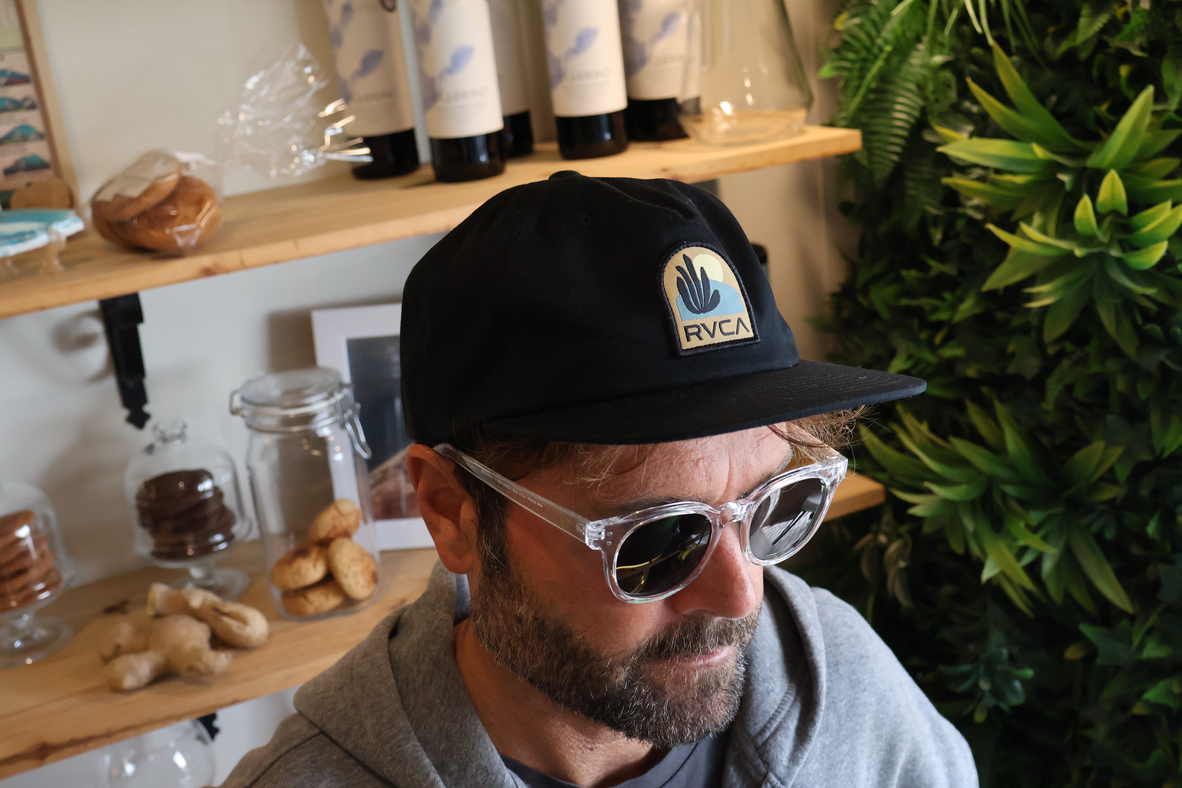 RVCA PAPER CUTS HATS BLK One Size