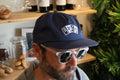 one RVCA VICES SNAPBACK Moody Blue