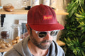 Brixton Gate Mesh Cap, Burgundy