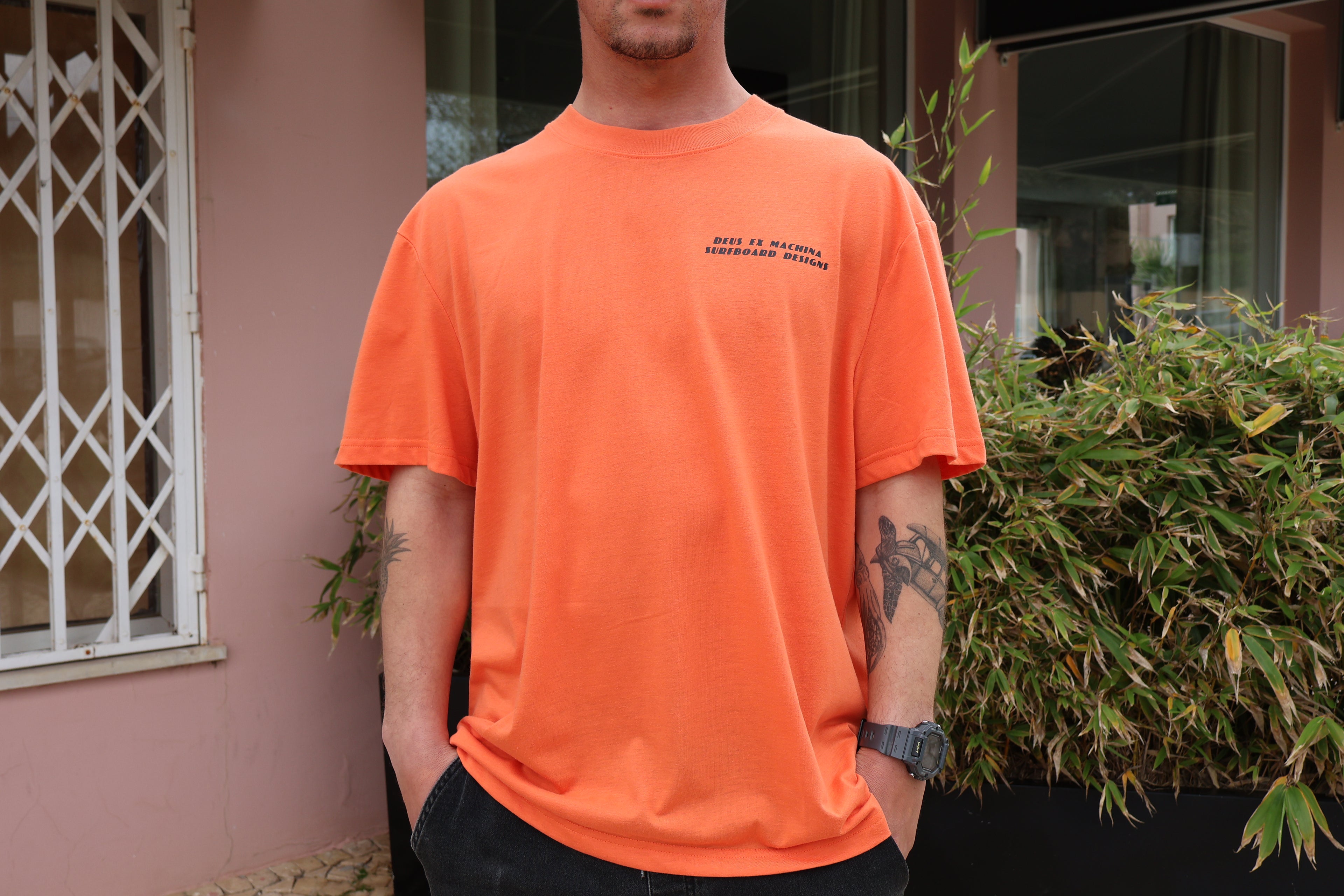 T-Shirt Deus Ex Machina The Glider T Mandarin Orange