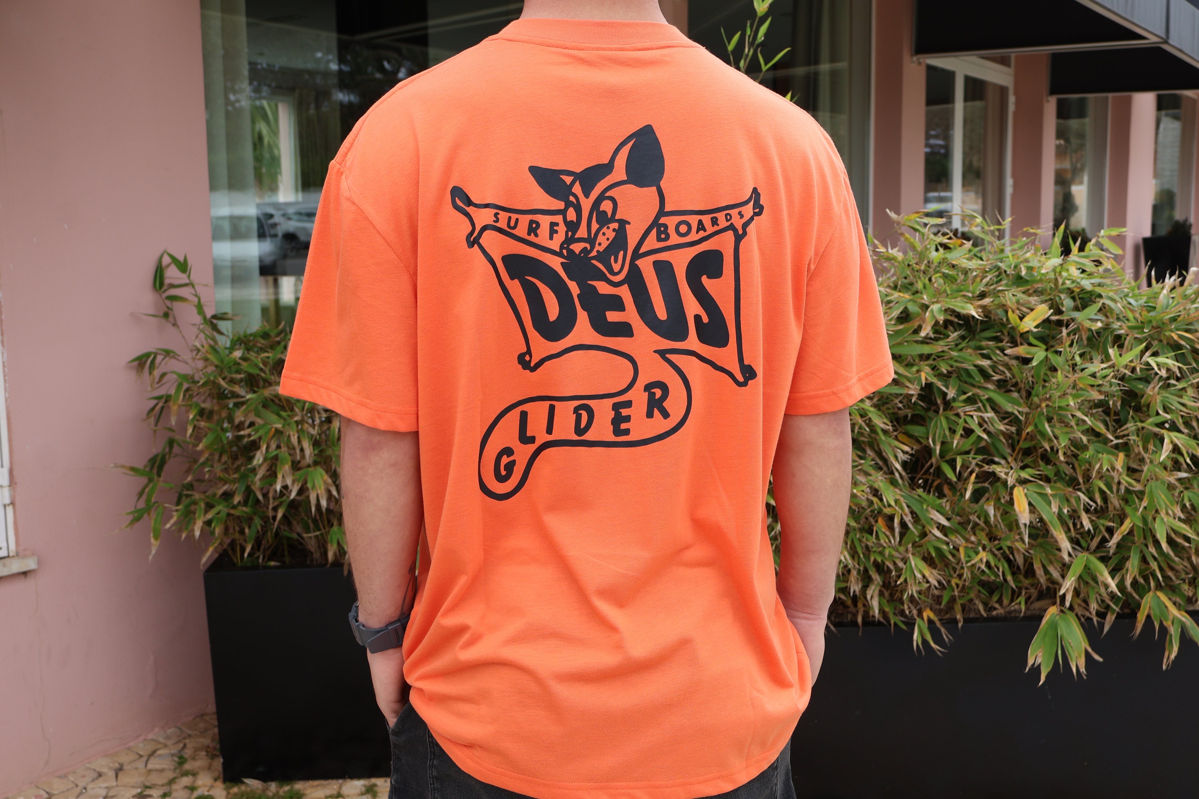T-Shirt Deus Ex Machina The Glider T Mandarin Orange