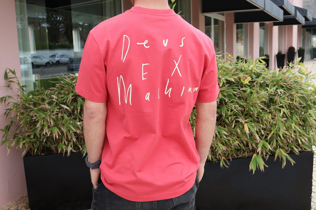 T-shirt Bob Skull Tee Deus Ex Machina Cramberry
