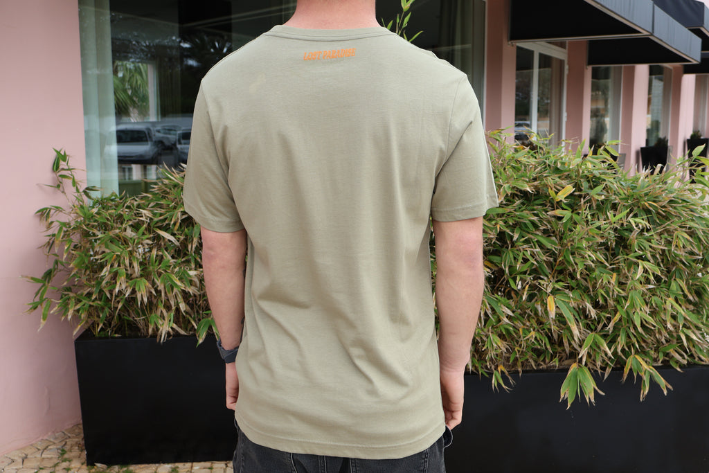 Rvca Camiseta de manga curta Lost Paradise Tiger