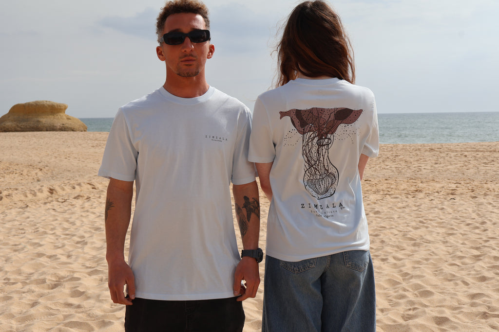 T-shirt Zimzala Ice Blue Jellyfish