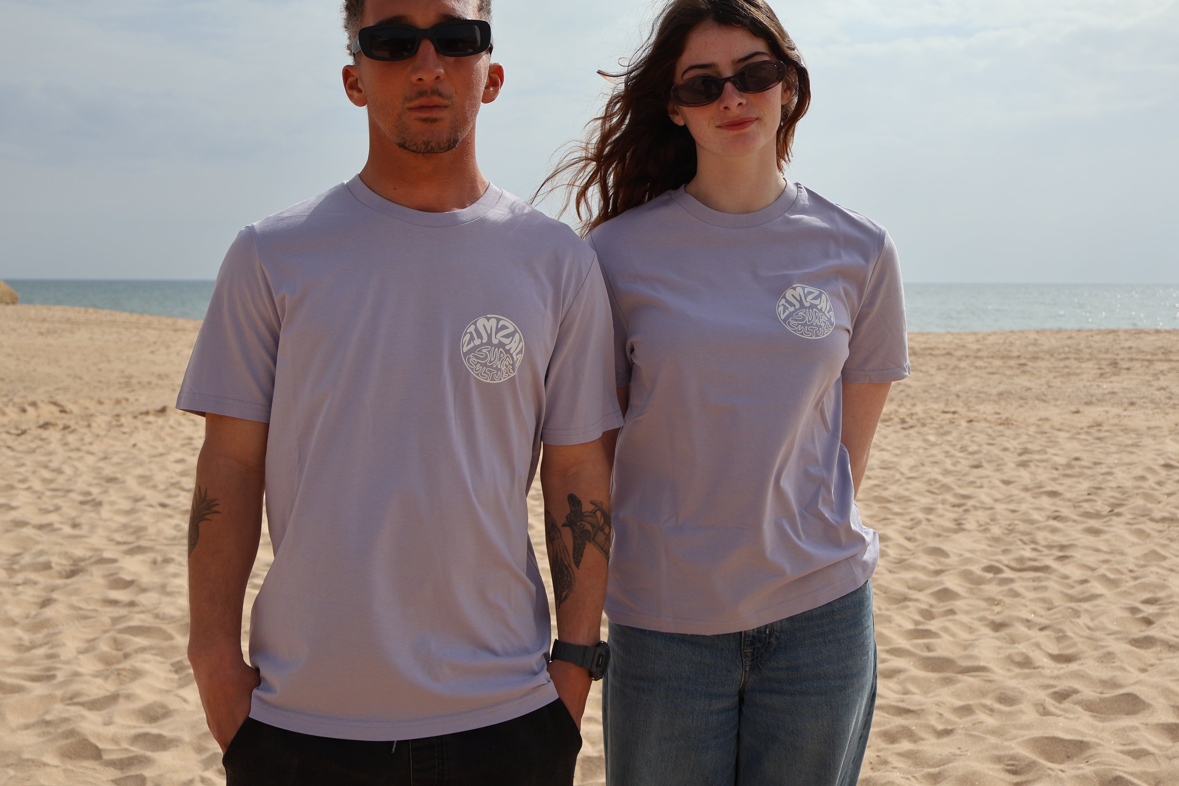 T-shirt Zimzala Lavanda Octopus