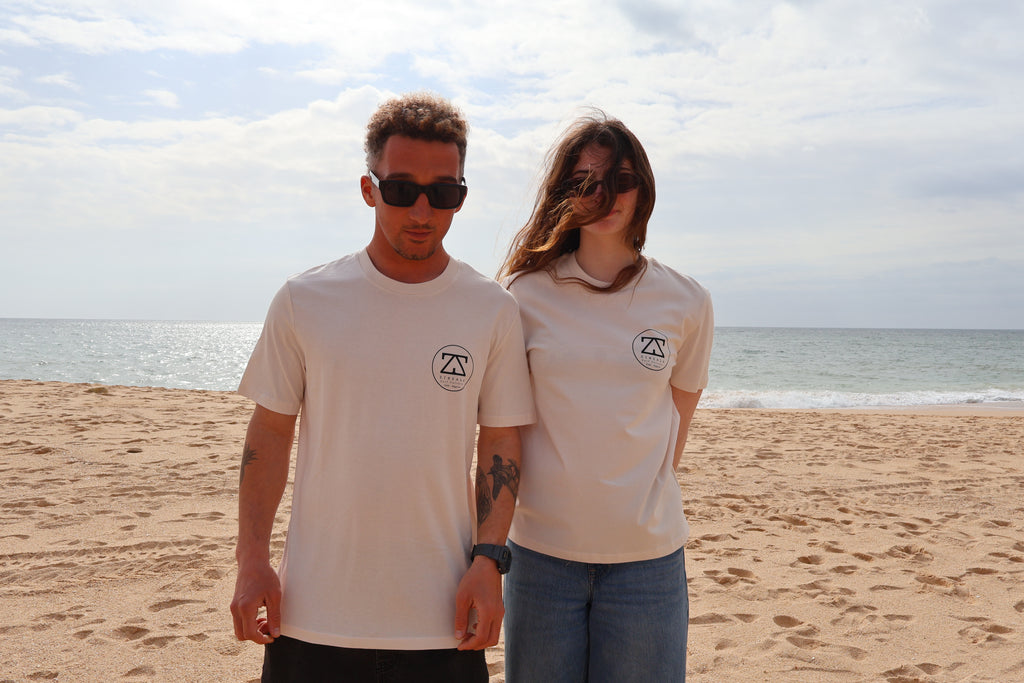 T-shirt Zimzala Classic Vintage White
