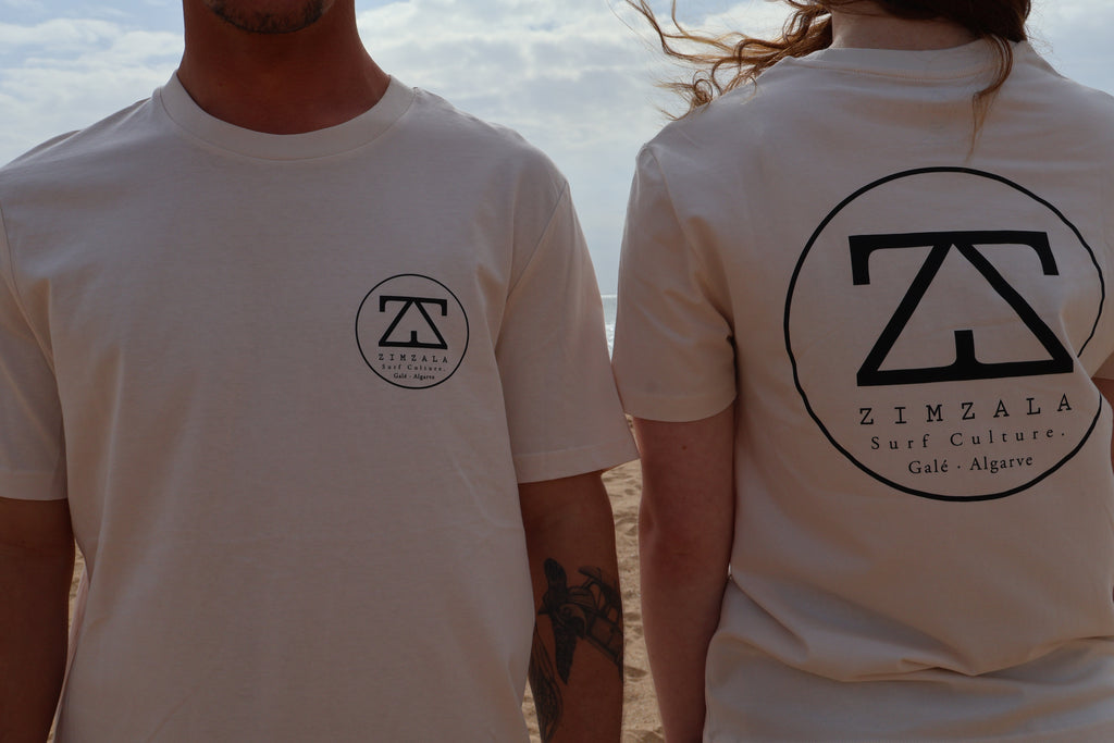 T-shirt Zimzala Classic Vintage White
