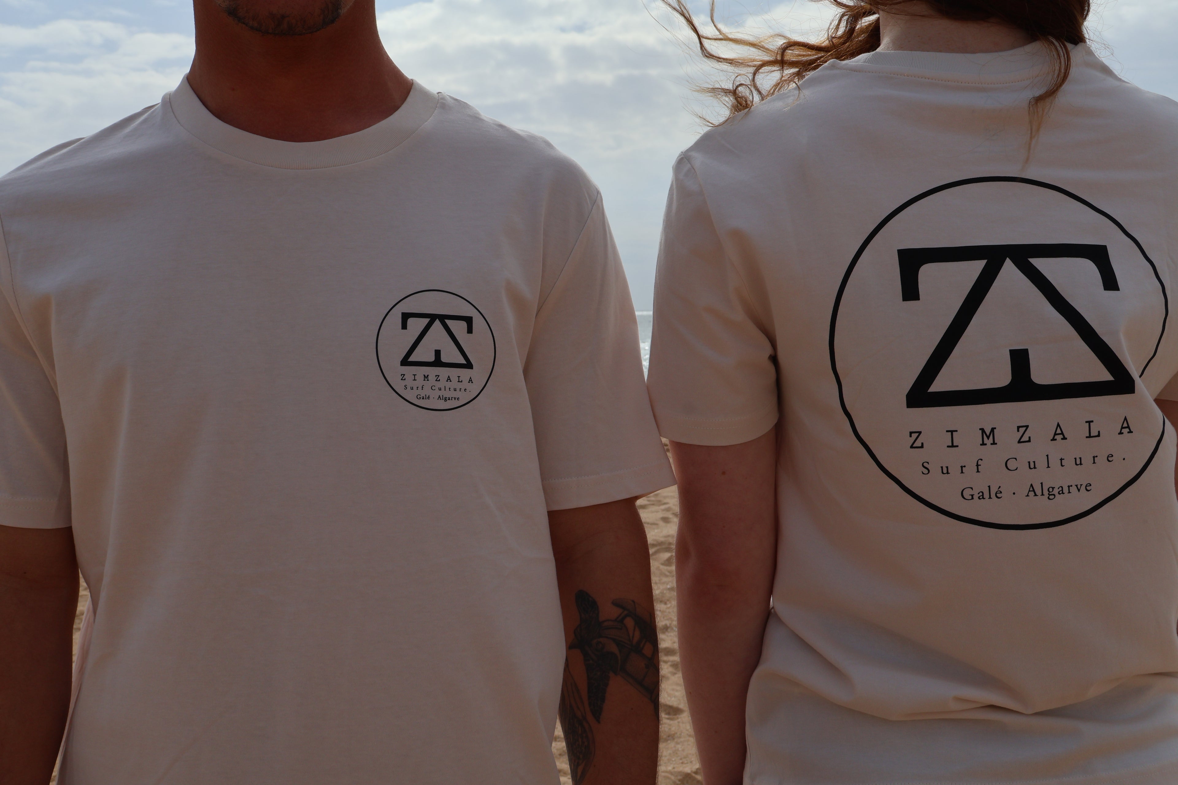 T-shirt Zimzala Classic Vintage White