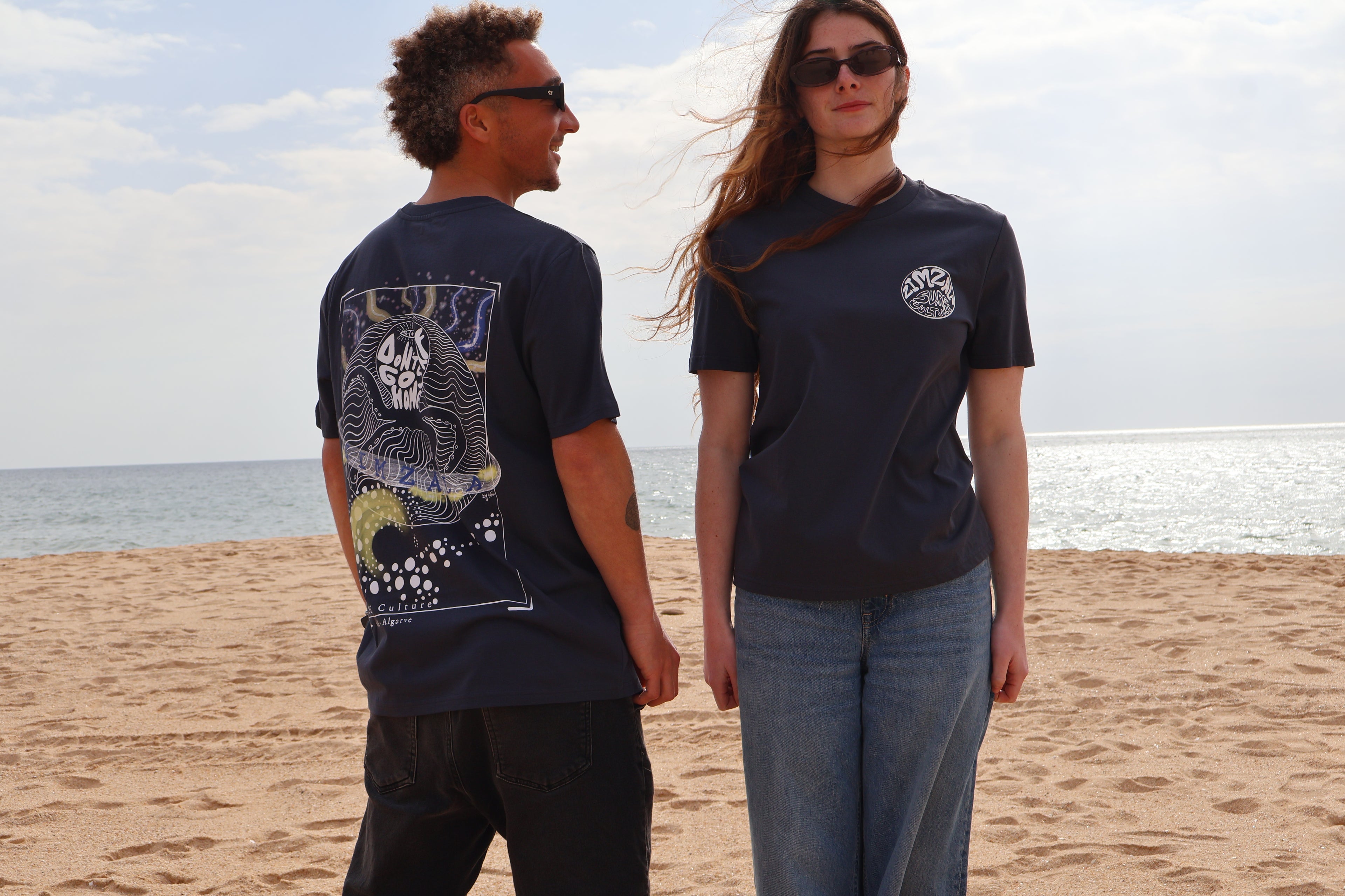 T-shirt Zimzala India Gray Octopus