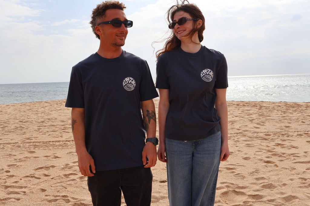 T-shirt Zimzala India Gray Octopus