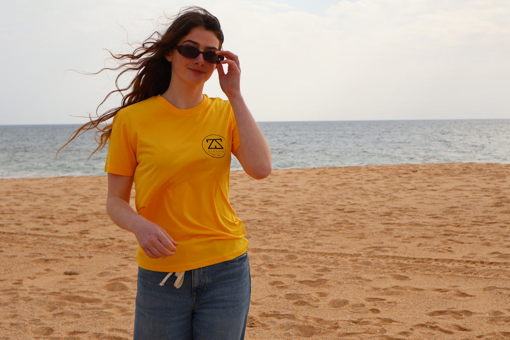 T-shirt Zimzala Yellow Shell