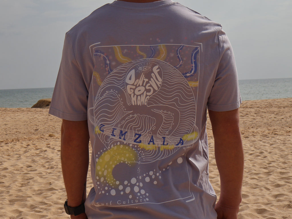 T-shirt Zimzala Lavanda Octopus