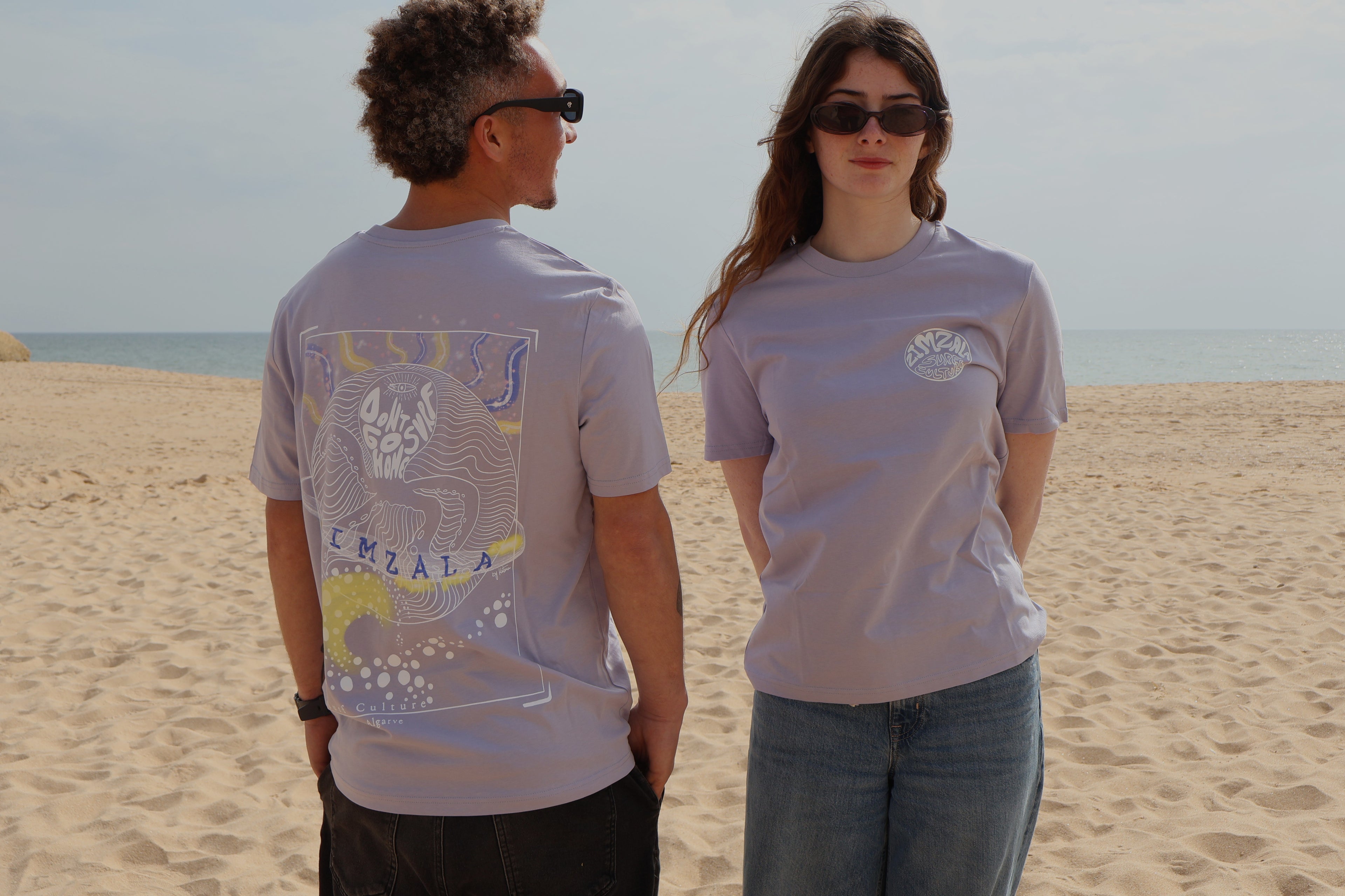 T-shirt Zimzala Lavanda Octopus